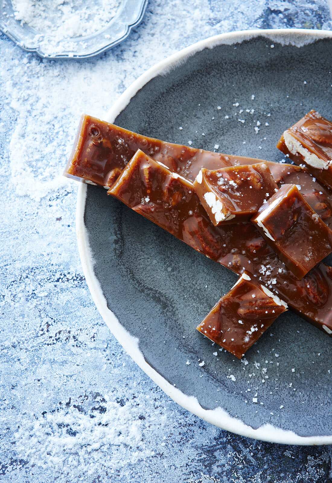 Fleur de Sel pecan caramels