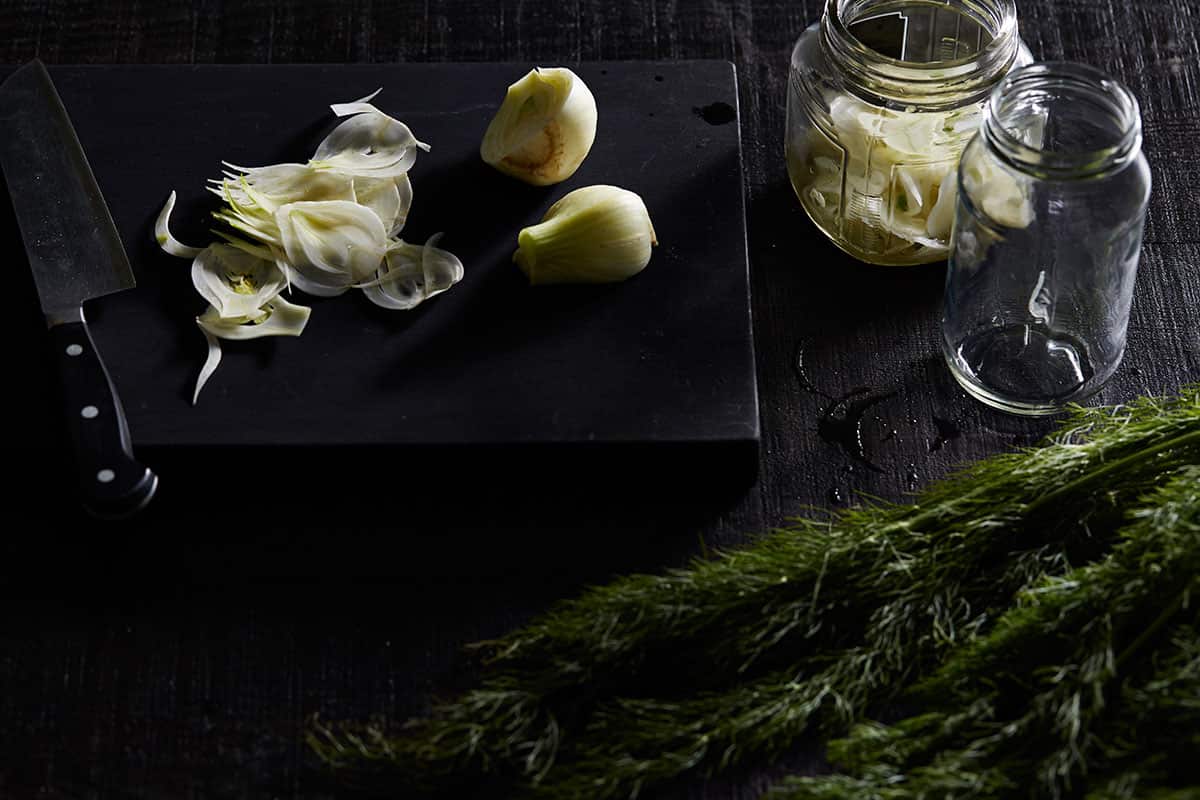 Pickled fennel