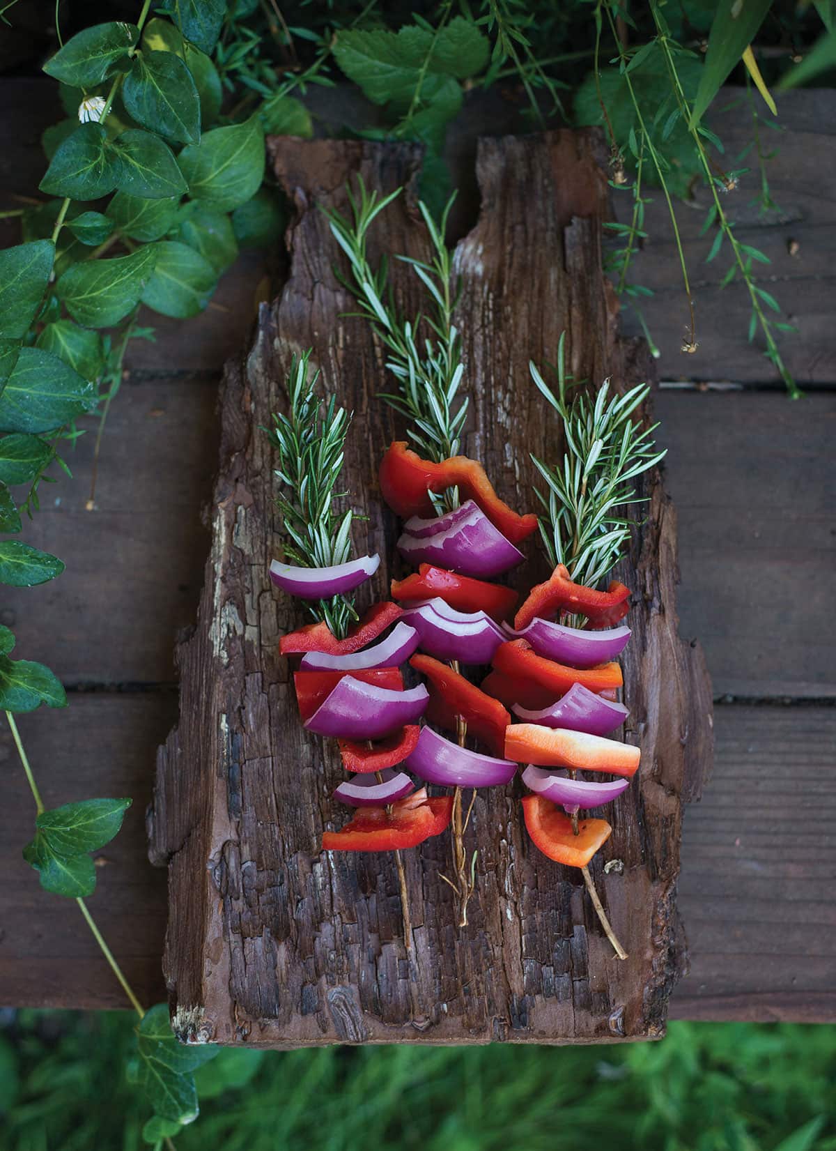 Rosemary skewers