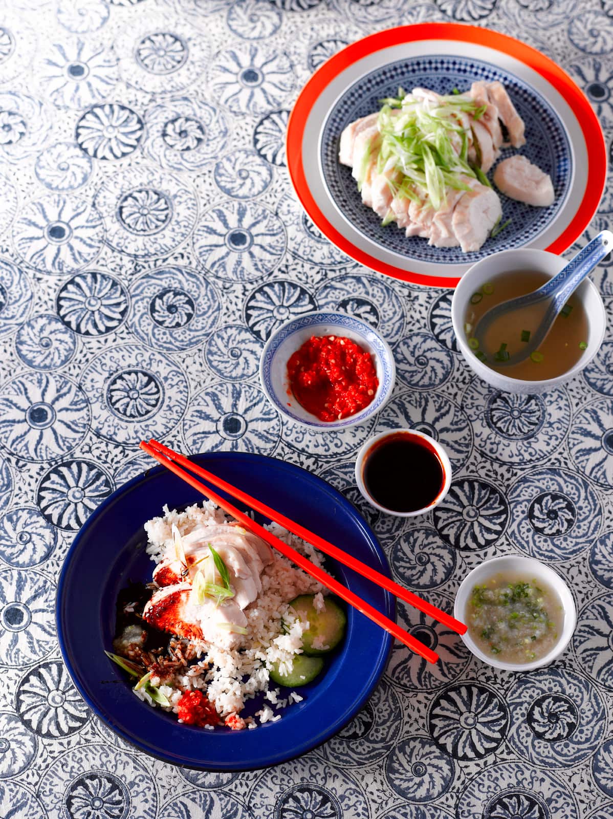 Hainanese chicken rice