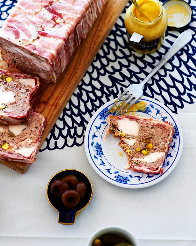 chicken and pistachio terrine