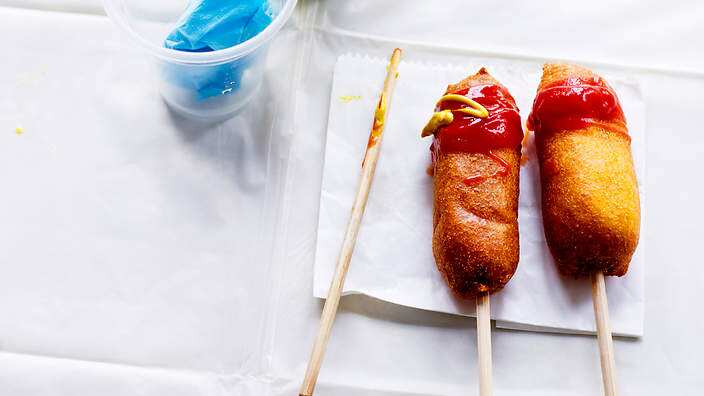 Corn dogs