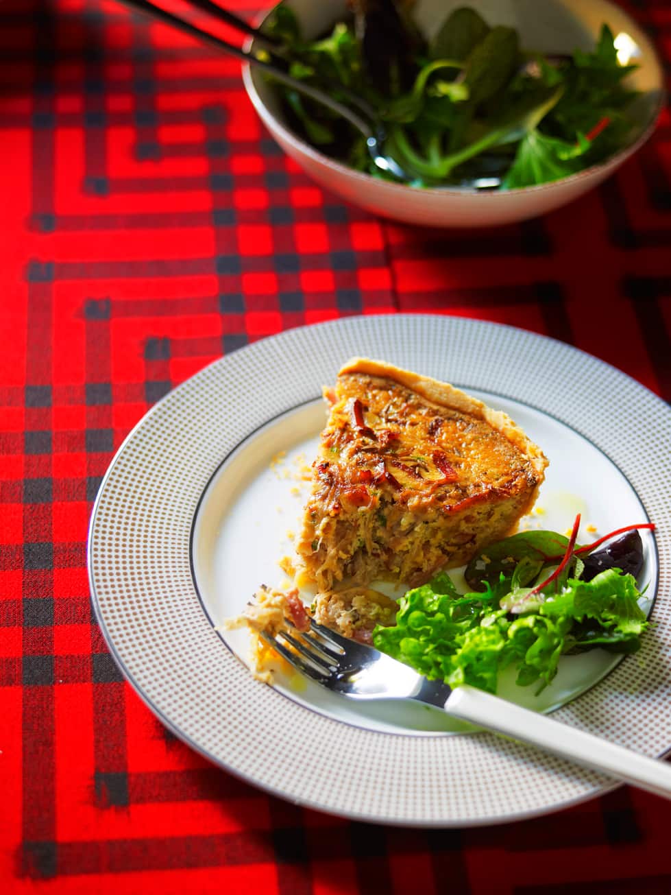 Onion cake (zwiebelkuchen)