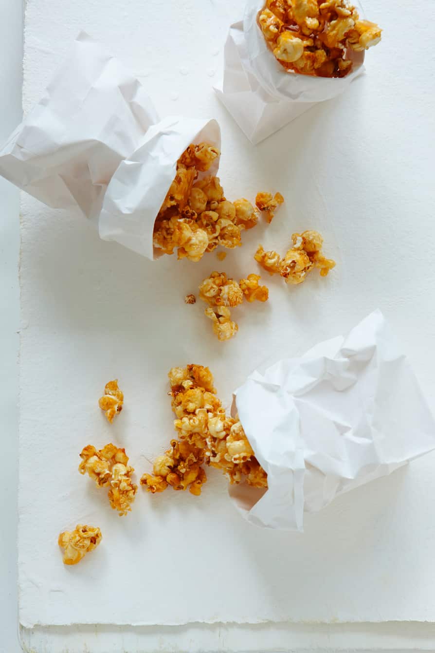 Caramel salted popcorn