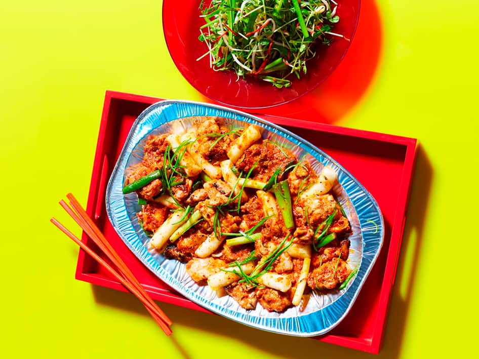 Stir-fired spicy chicken