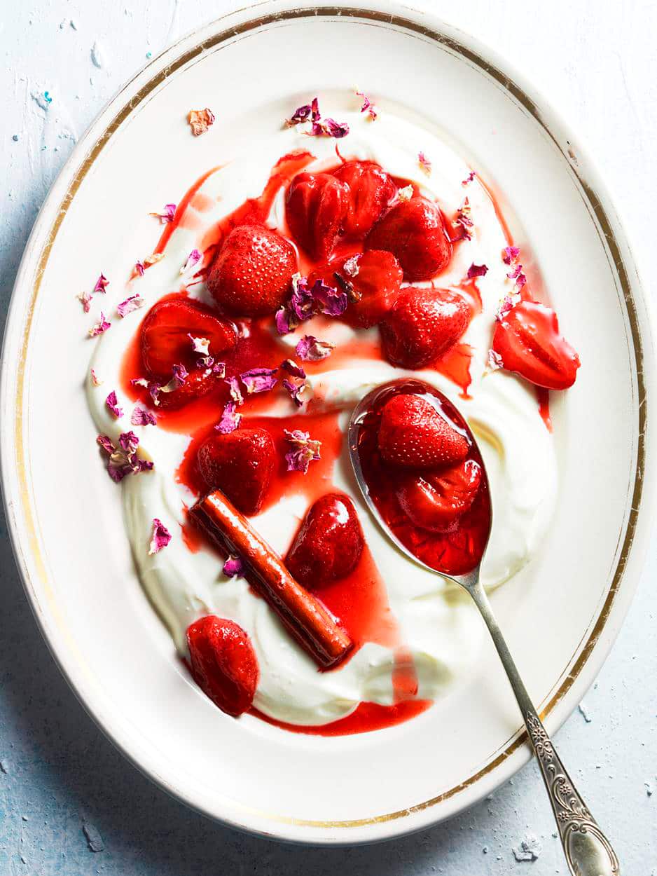 Strawberry spoon sweet