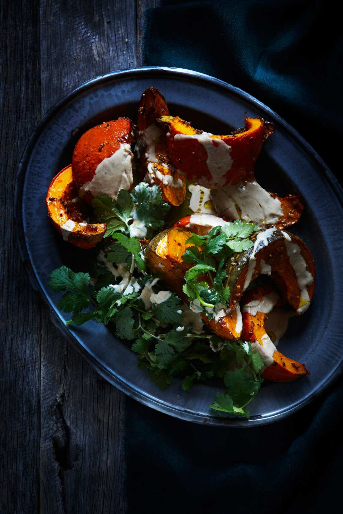 Spiced roasted pumpkin