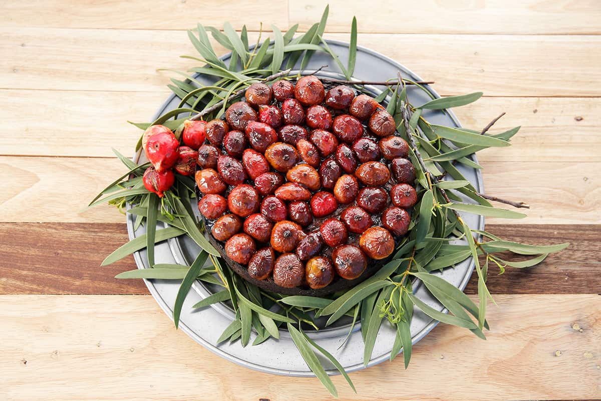 Bush fruit Christmas cake