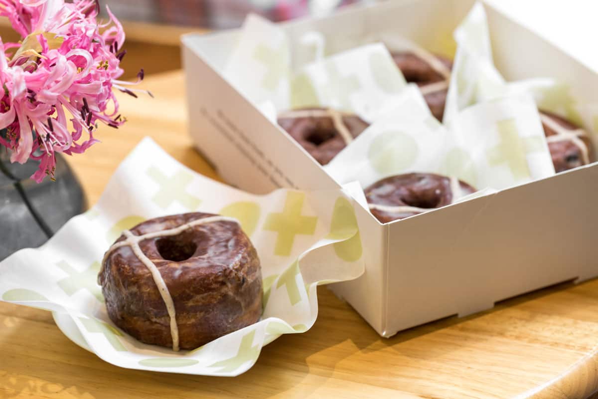 Hot cross doughnuts return to Short Stop this Easter.