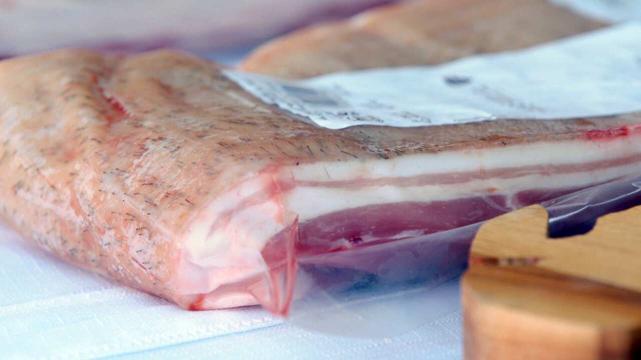 81 Acres pork belly Wessex Saddleback