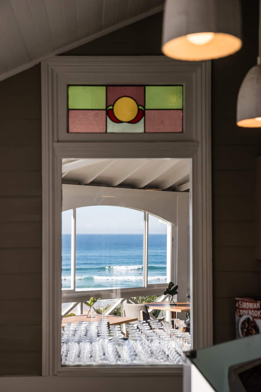 Sardinian restaurant Pilu in Freshwater overlooks the ocean.