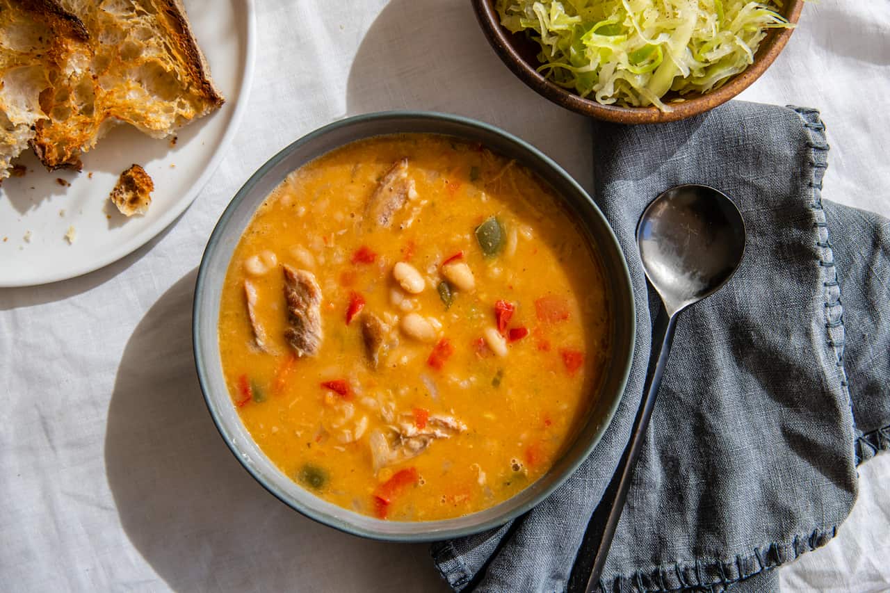 pasulj – a Serbian bean soup 