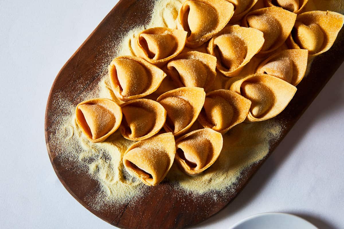 Tortellini cacio e pepe
