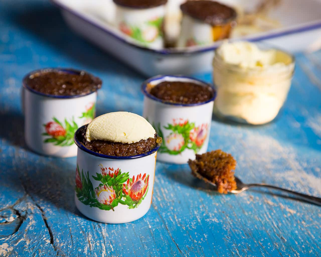 Amarula malva pudding mugs