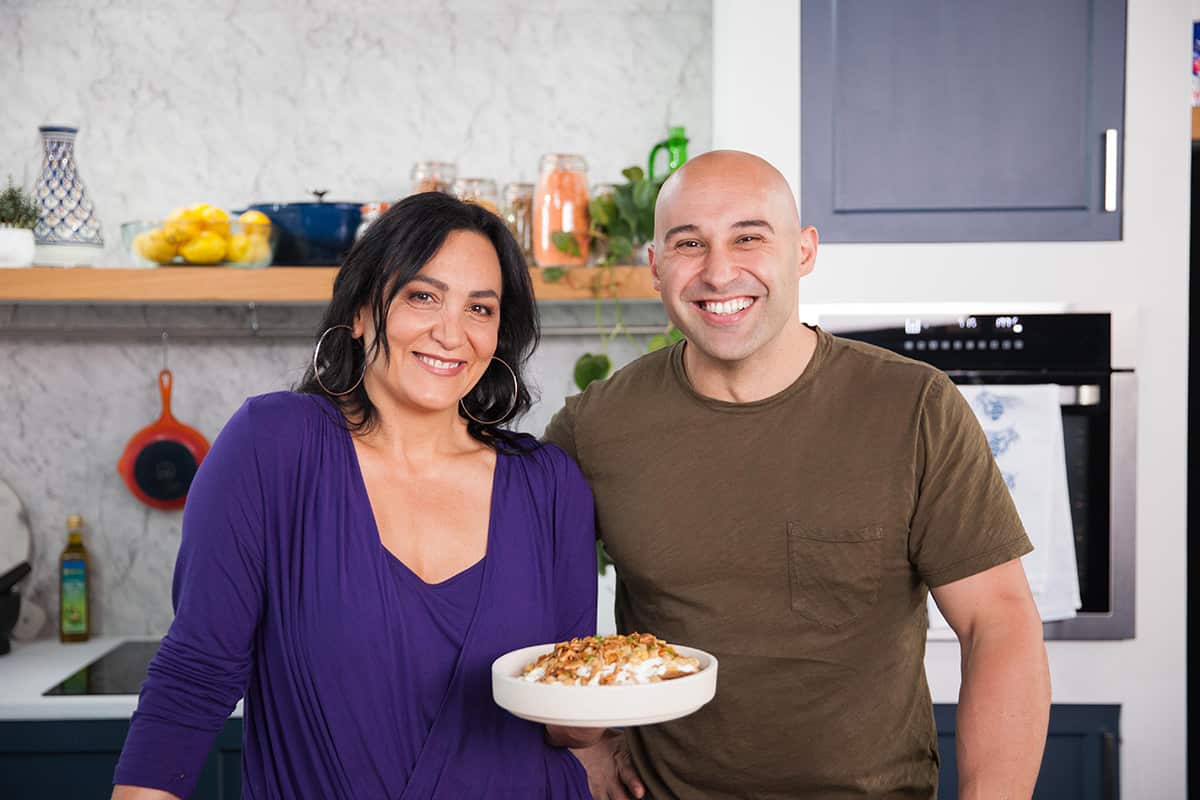 Linda Jones and Shane Delia