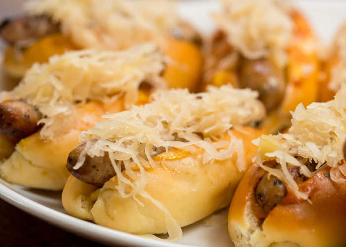 American style hot dog
