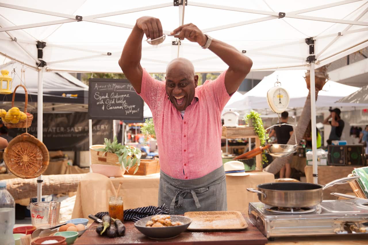 Ainsley cooking in Woolongong NSW