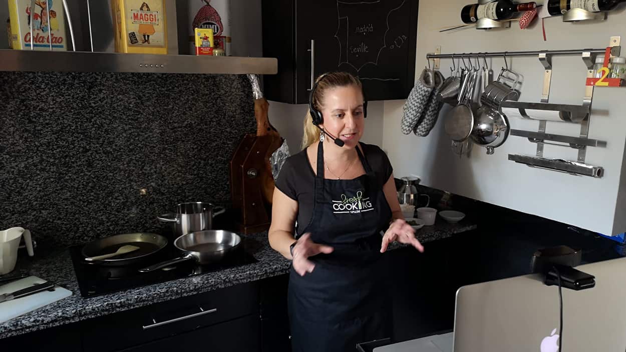 Ana Lopez Marin teaching for The Cook & The Dish