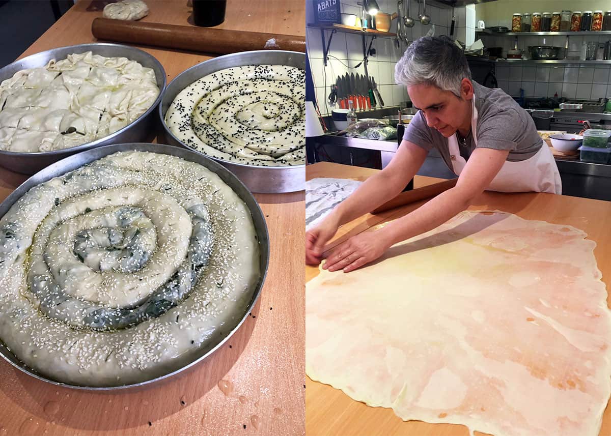 Angela Nicolettous makes filo and pita