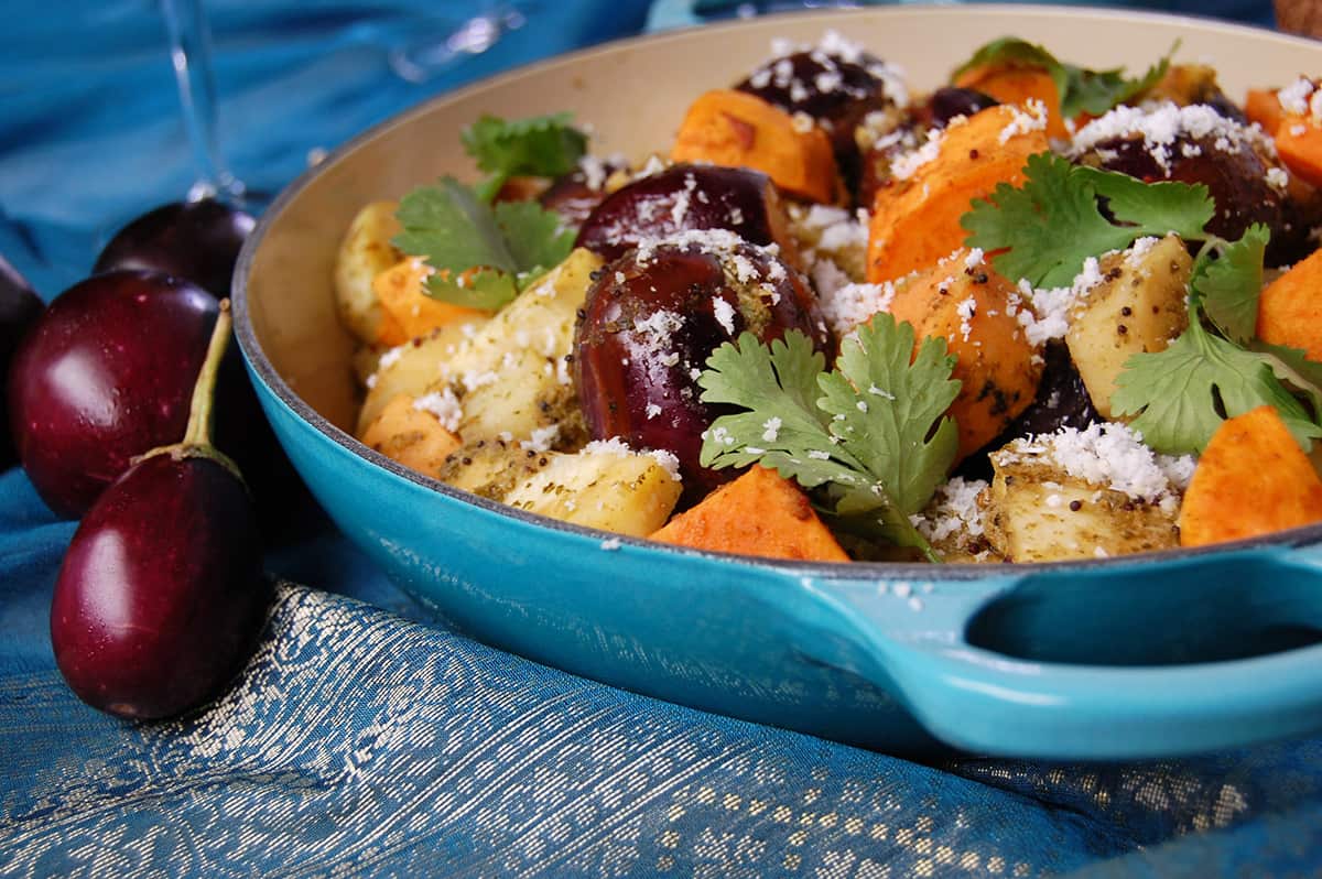 Undhiyu or undhiyo by Anjum Anand