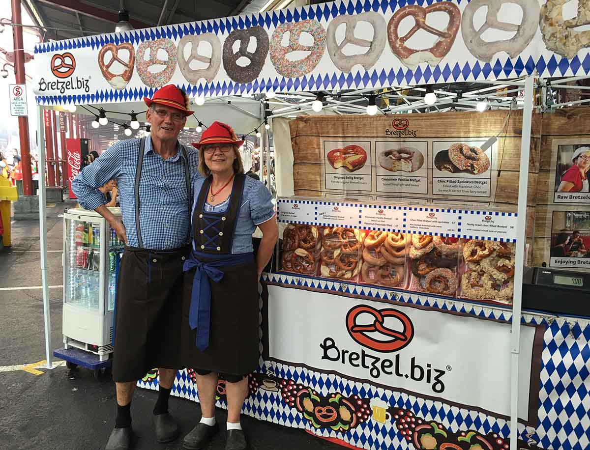 Annette and Les Sullivan of Bretzel Biz