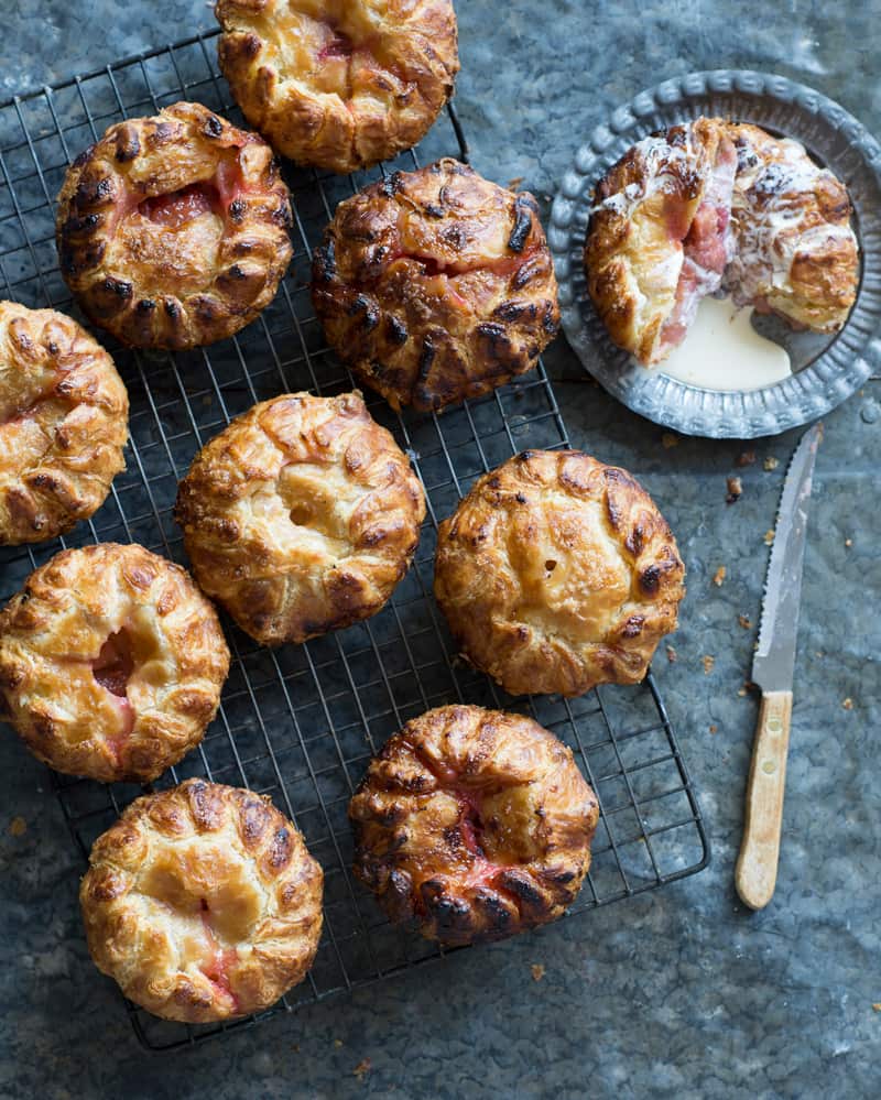 Apple and rhubarb pie from Flour and Stone