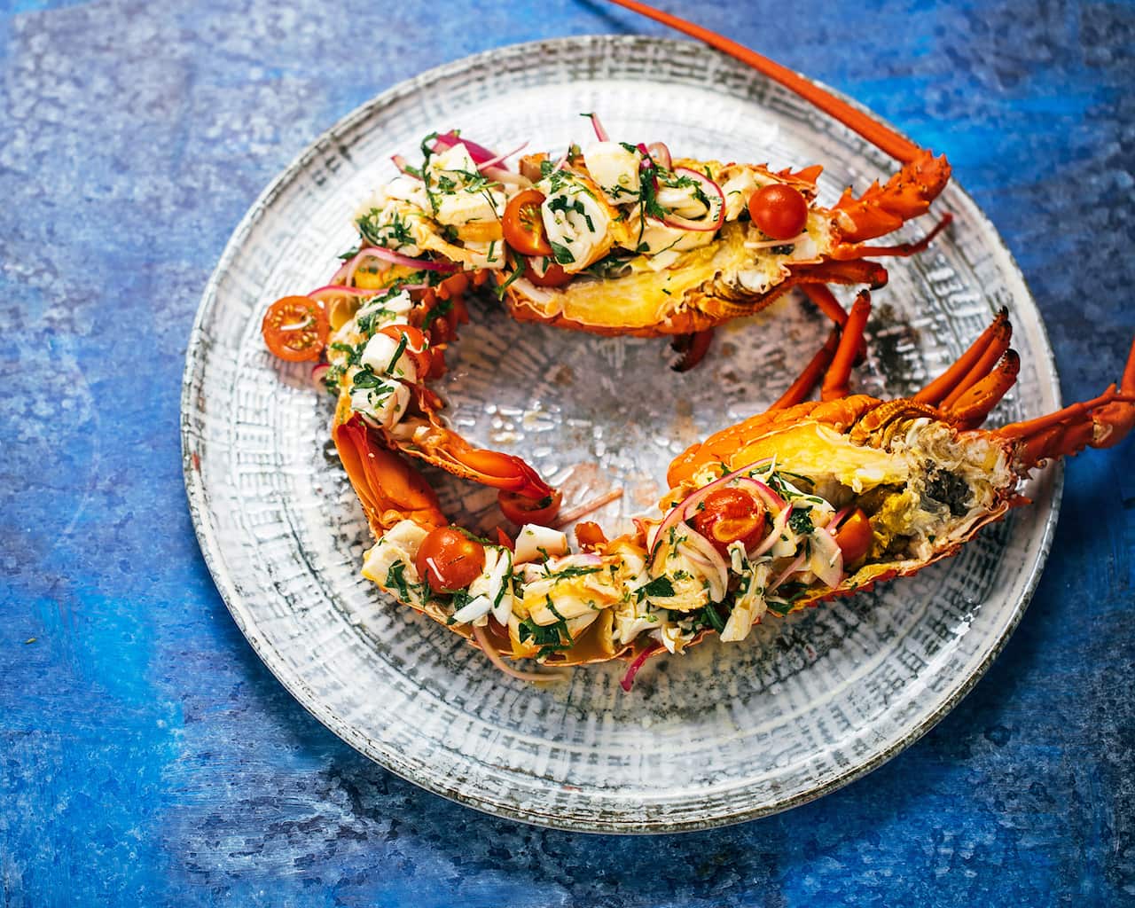 Arragosta alla Catalana (rock lobster Catalan style)