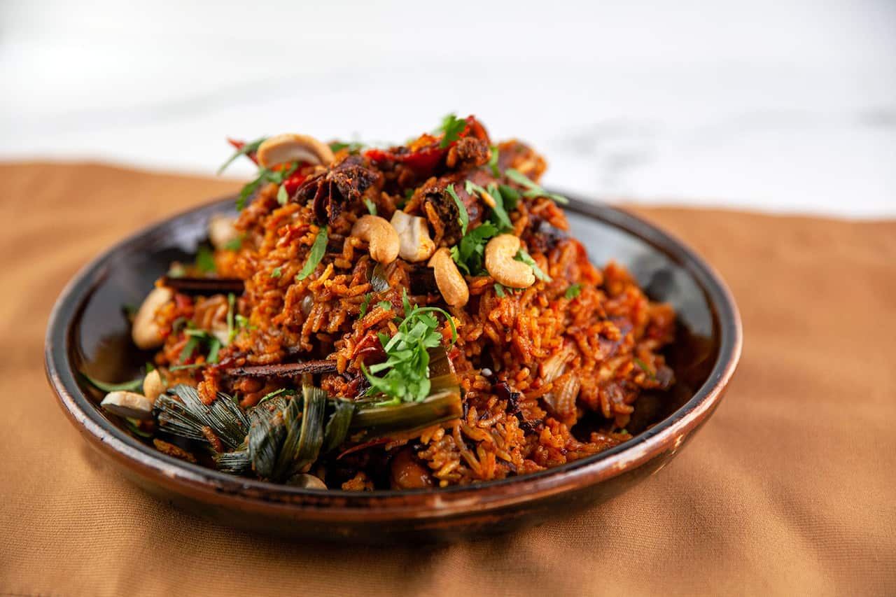 Quick and easy biryani