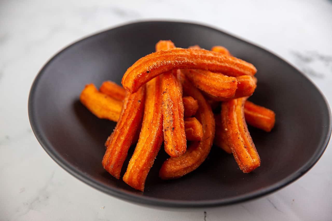 Sweet potato churros (Keria churros)