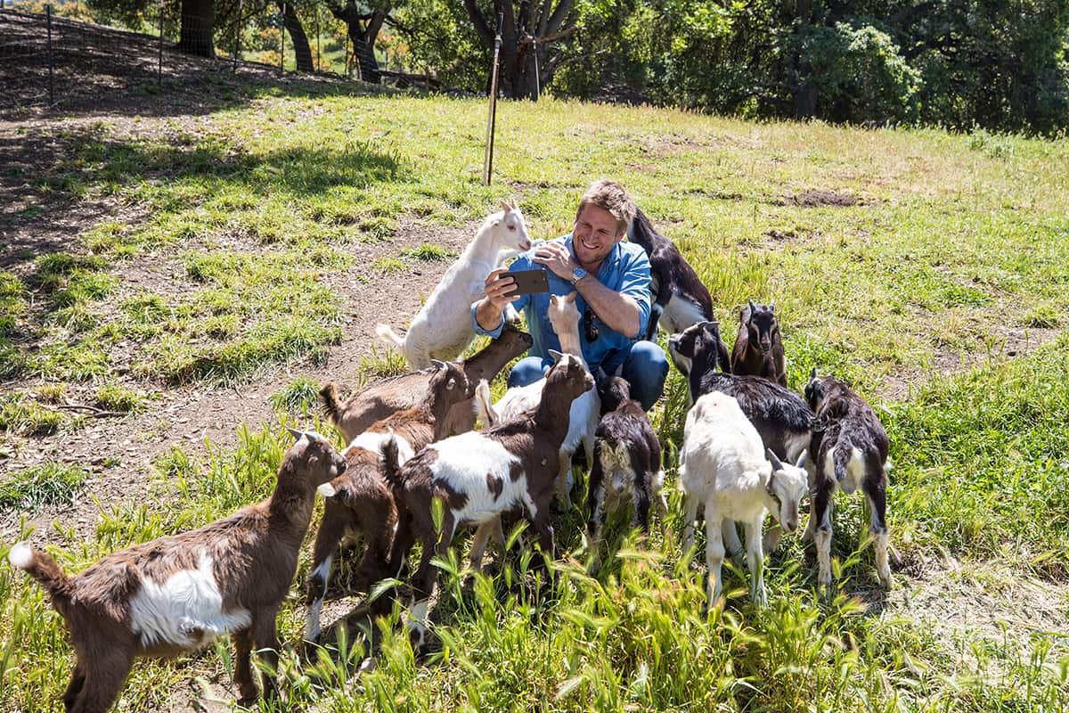 Curtis Stone at Stepladder Ranch in Field Trip show