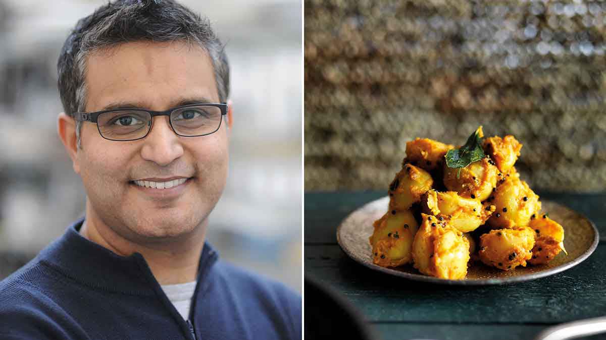Atual Kochhar and his spiced coconut poatoes