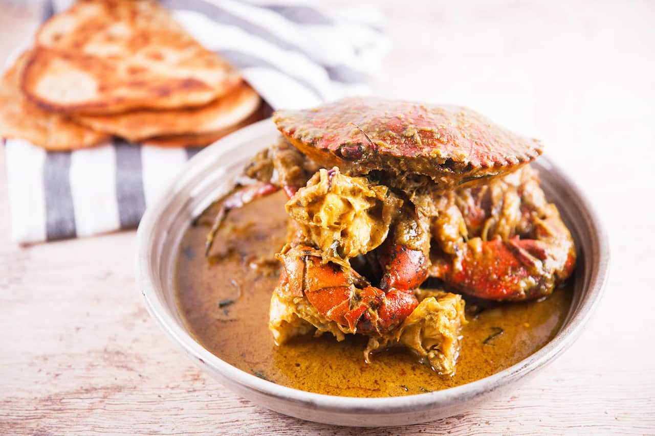 Crab curry