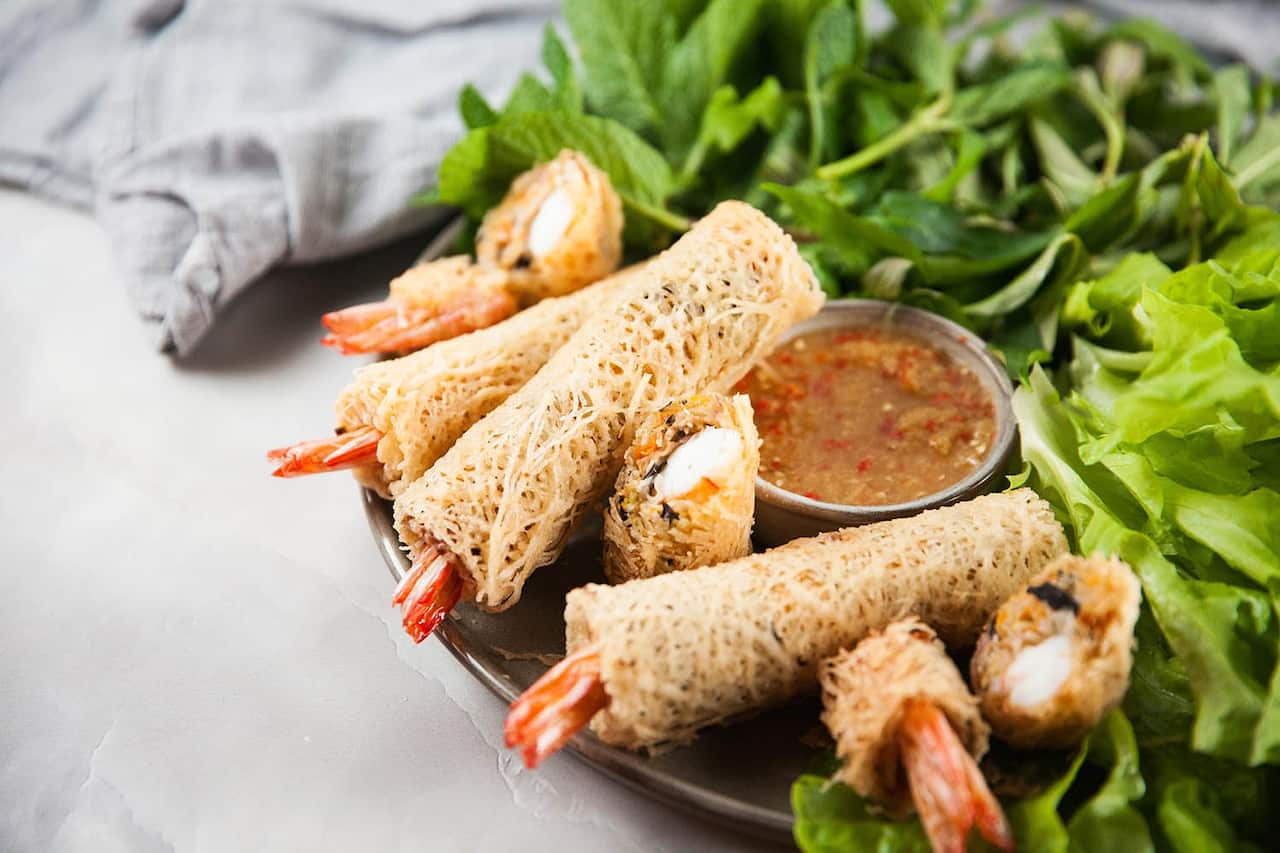 Seafood spring roll (Chả Giò Rế)