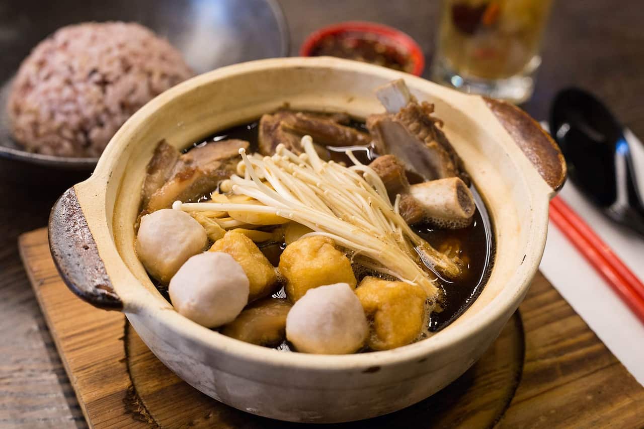 Malaysian bak kut teh - meat bone tea
