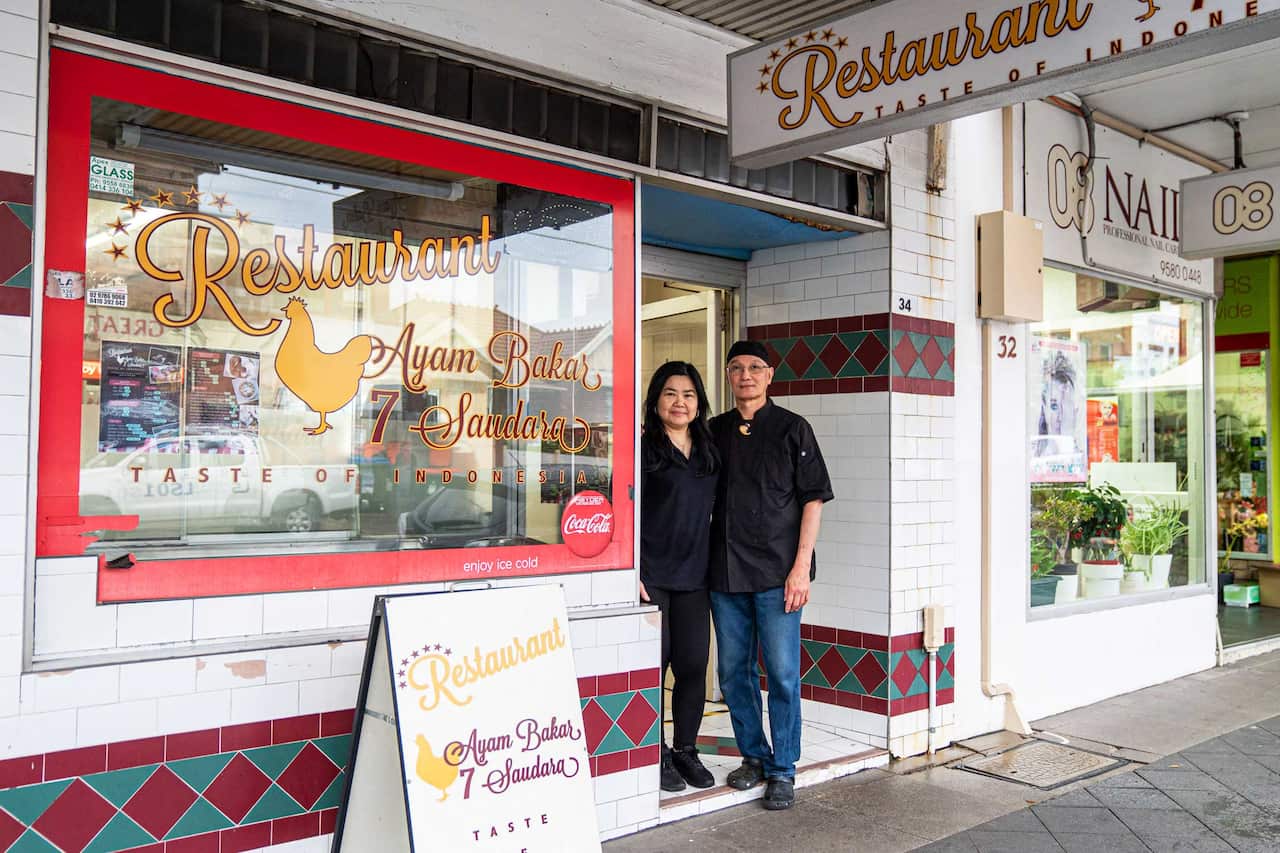 The couple behind Ayam Bakar 7 Saudara.