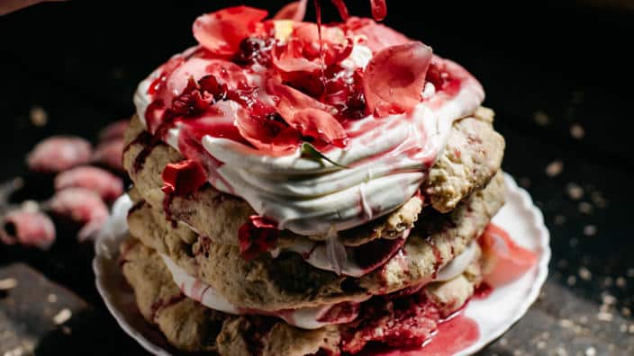 sarah glover scone cake and jam