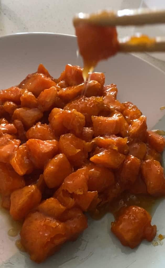 Ba si di gua Chinese candied sweet potatoes