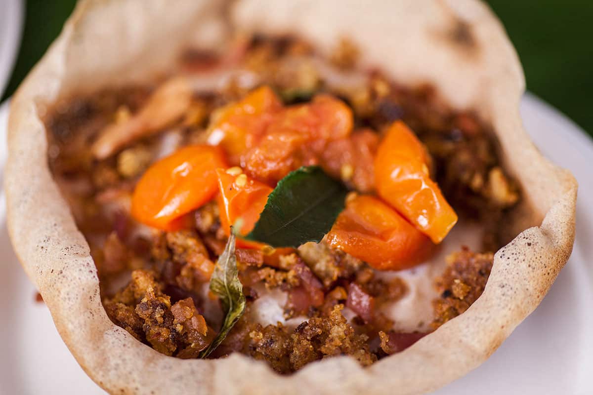 Bacon and egg hopper