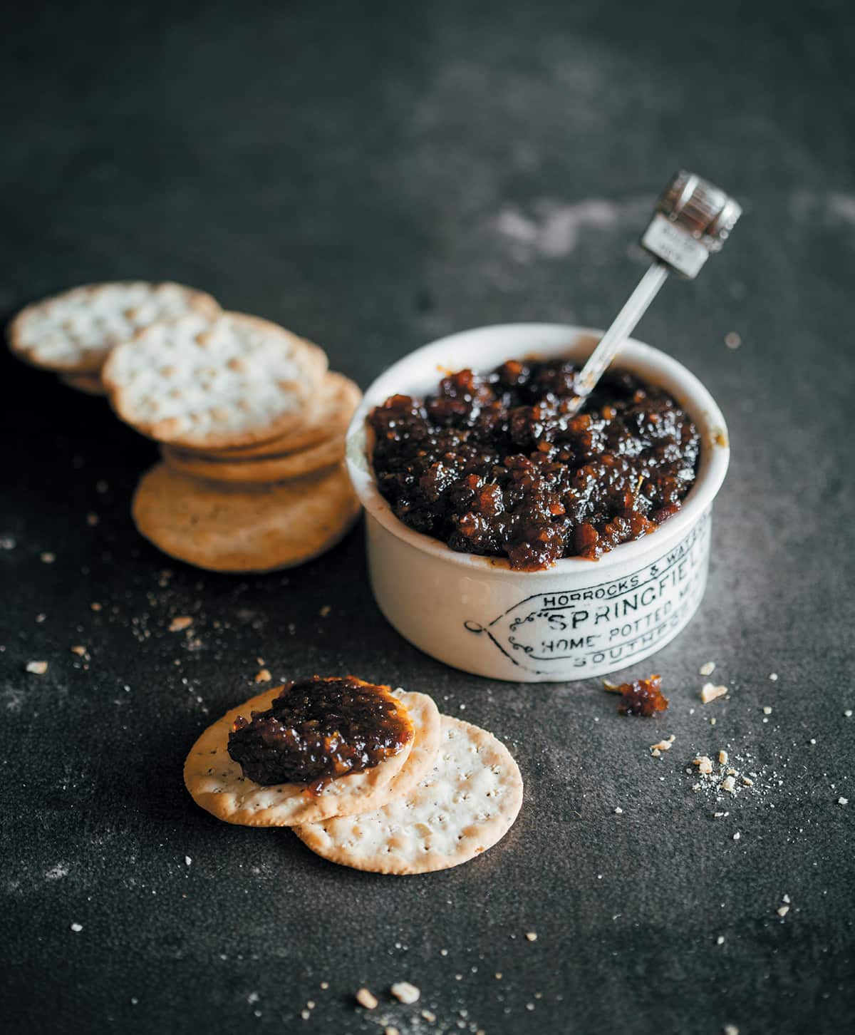 Bacon, beer and rosemary jam