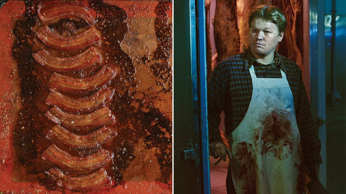 Candied bacon and Fargo