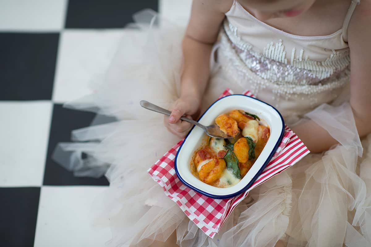 Baked pumpkin gnocchi