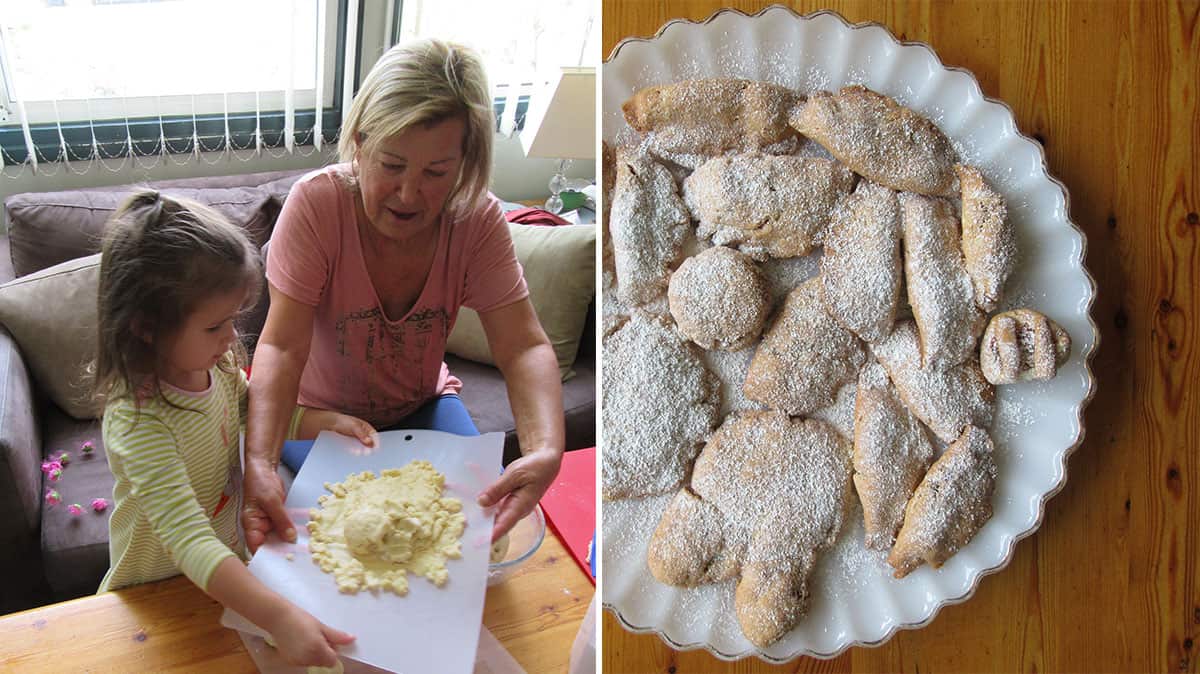 Dilvin Yasa's mother and daughter baking