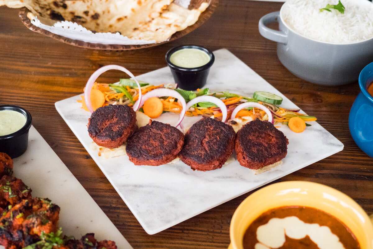 At Harris Park institution Punjabi Fusion, the tender galouti kebab is a favourite.