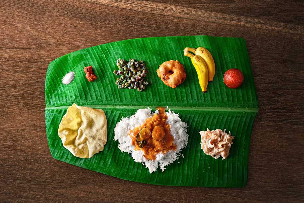 Banana leaves