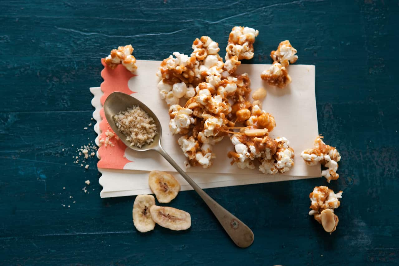 Banoffee popcorn crunch