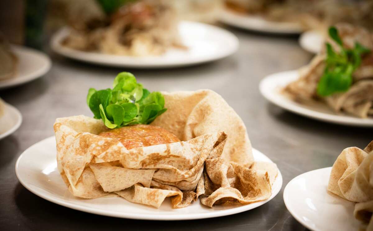 Bread plays a key role on the Bayti menu.