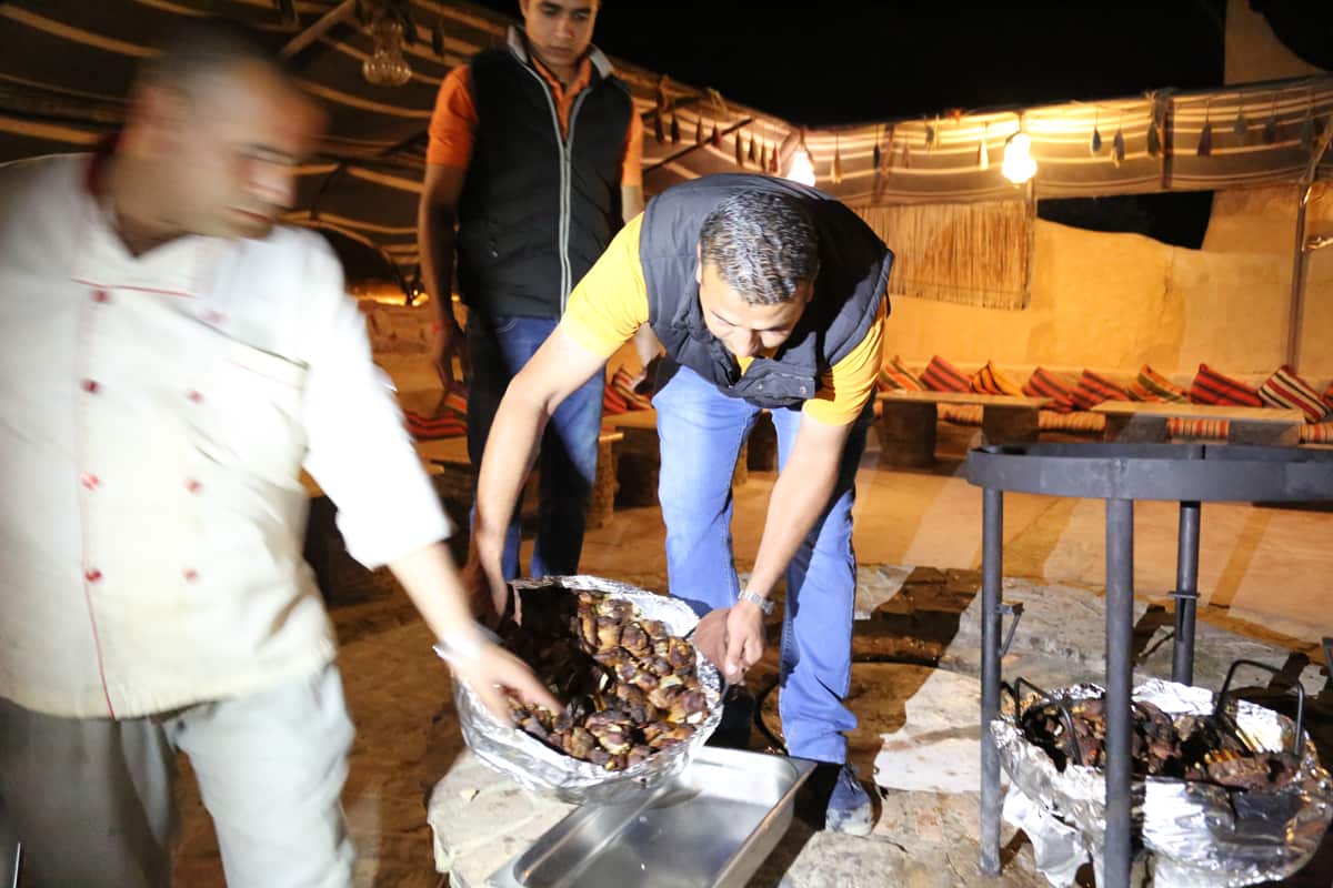 Bedouin BBQ at Wadi Rum