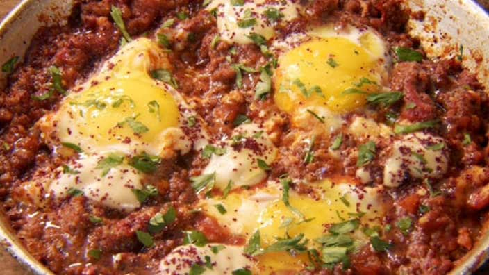 Beef shakshuka