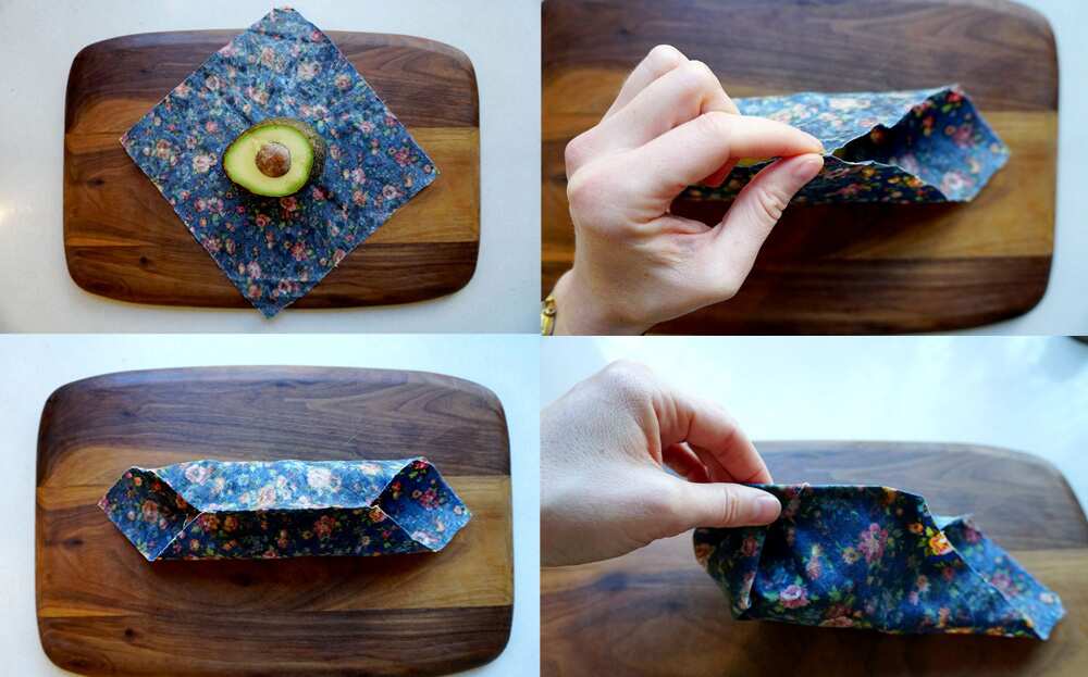 How to fold beeswax paper like a dumpling