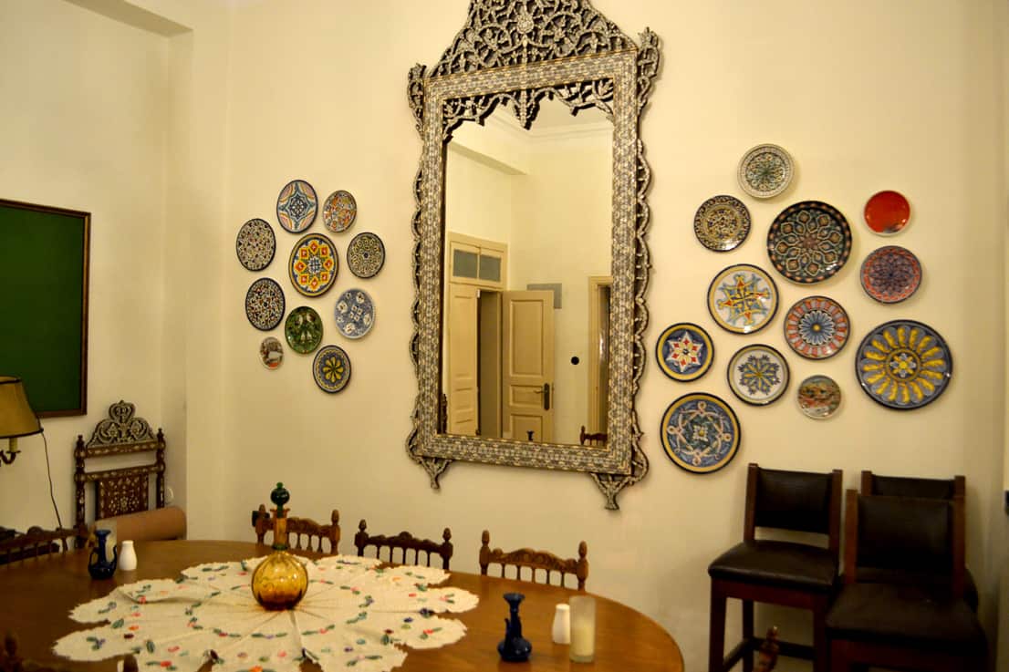 The Beit Sitti dining room